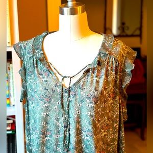 Lucky Brand Plus Size Sleeveless Blouse